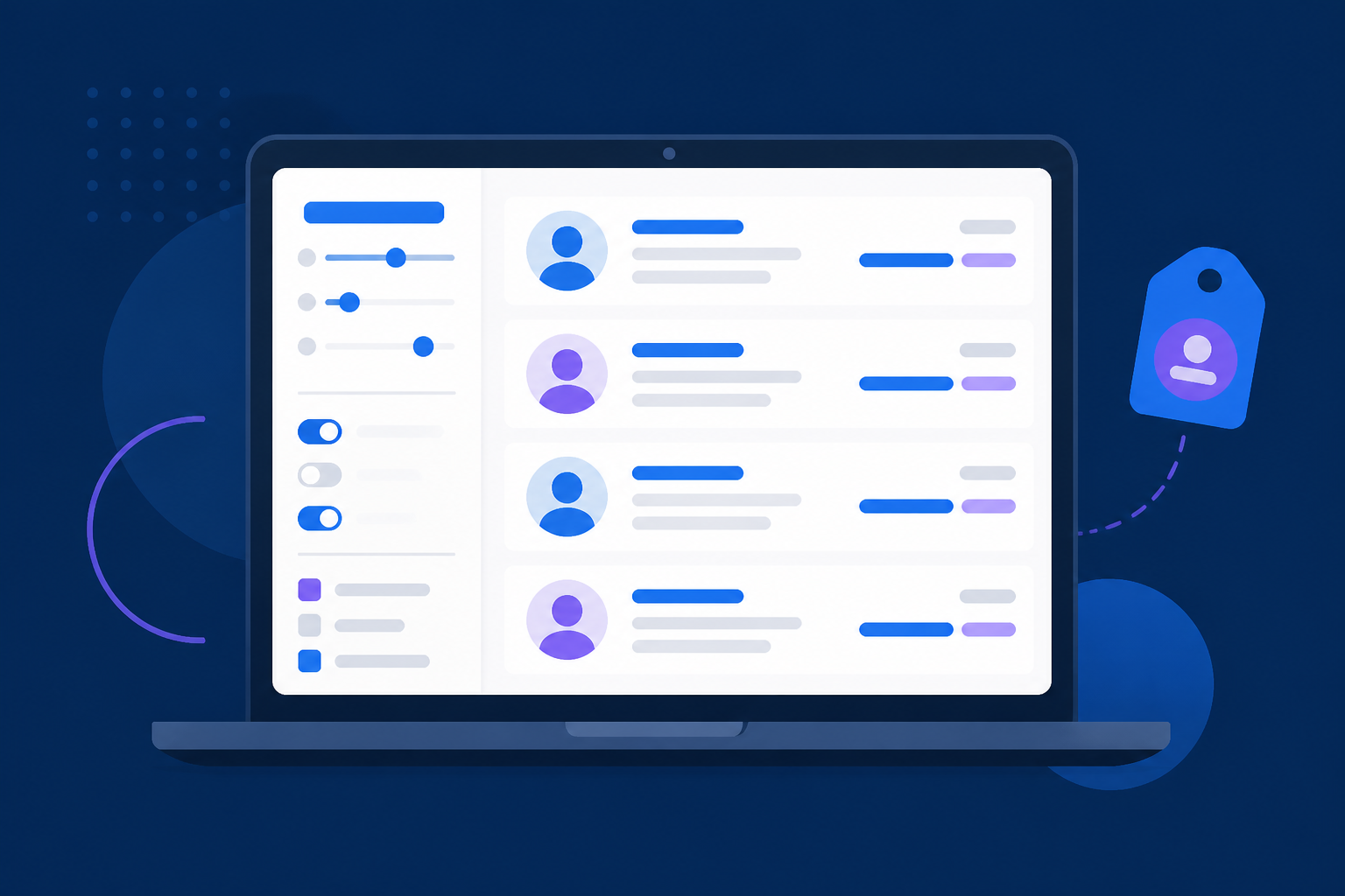 Interface de recherche LinkedIn Sales Navigator affichée sur un écran
